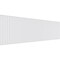 Ekena Millwork Set of Five Panels for 94 1/2"W x 28 1/4"H Beadboard Fretwork Wainscot Wall Paneling WPKP14X01X19BBD - alternate 1